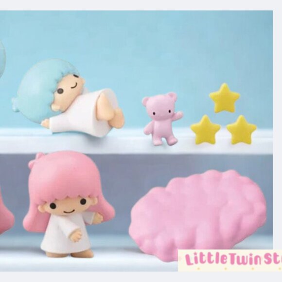 Little Twin Stars x Artbox Japan exclusive miniature figures set HTF Sanrio - Picture 3 of 14